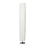 Lampadaire Facile Blanc / Acier inoxydable - 120