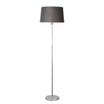 Lampadaire avec armatures Gramineus 1 ampoule Nickel mat