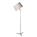 Lampadaire avec armatures Gramineus 1 ampoule Nickel mat