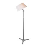 Lampadaire avec armatures Gramineus 1 ampoule Nickel mat