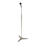 Lampadaire avec armatures Gramineus 1 ampoule Nickel mat