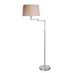 Lampadaire avec armatures Gramineus 1 ampoule Nickel mat