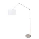 Lampadaire avec armatures Gramineus 1 ampoule Nickel mat