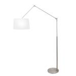 Lampadaire avec armatures Gramineus 1 ampoule Nickel mat