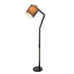 Staande lamp Mattis Eikenhout chocoladekleurig/antraciet