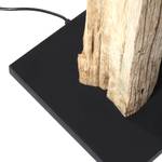 Lampada da terra Nature Straight Cotone nero/Legno grezzo