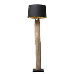 Lampadaire Nature Straight Coton noir / Bois flottant