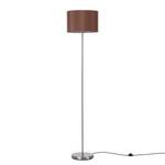 Lampadaire Shima I Tissu / Métal - 1 ampoule - Marron