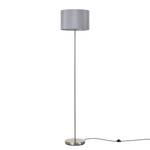 Lampadaire Shima I Tissu / Métal - 1 ampoule - Gris