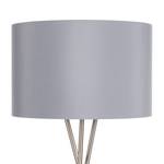 Lampadaire Shima II Tissu / Métal - 1 ampoule - Gris