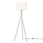 Staande lamp Shima II geweven stof/metaal - 1 lichtbron - Wit