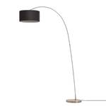 Lampadaire Troms Tissu / Fer - 1 ampoule - Noir