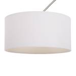 Lampadaire Troms Tissu / Fer - 1 ampoule - Blanc