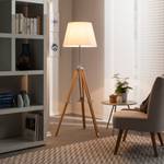 Lampadaire Tripod Trylith Bois/tissu 1 ampoule