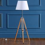 Lampadaire Tripod Trylith Bois/tissu -1 ampoule