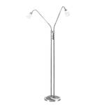 Lampadaire Vino by Leuchten Direkt Fer / Acier Argenté 2 ampoules