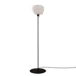 Pied de lampadaire Cham (avec douille) Aluminium - 1 ampoule - Noir