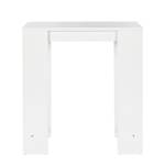 Table Jersey Traverses en métal - Blanc brillant