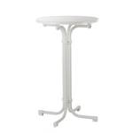 Table haute Multiflex Pliable - Tube en acier / Matériau synthétique blanc