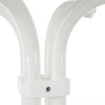 Table haute Multiflex Pliable - Tube en acier / Matériau synthétique blanc