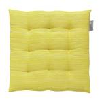 Coussin capitonné Allovers Jaune citron