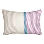 Housse de coussin Pati Tissu - Rose vif / Jaune