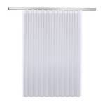 Rideau Ammelie Tissu - Blanc - Largeur : 306 cm