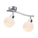 Faretti Siony Metallo Color argento 2 luci