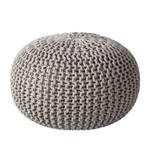 Strickpouf Edson Webstoff - Beige