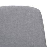 Chaises rembourrées Eske II (lot de 2) Tissu / Métal chromé - Tissu Vesta : Gris