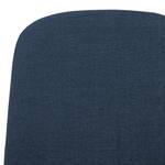 Gestoffeerde stoelen Stig I geweven stof - Stof Vesta: Blauw - Eik