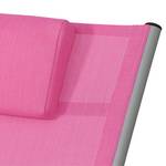 Liegestuhl Adria I Aluminium / Ranotex - Pink
