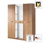 Drehtürenschrank Valerie Erle Teilmassiv - 142 x 197 cm - 3 Türen - Ohne Kranzblende