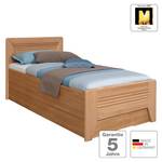 Deels massief bed Valerie III elzenhout - 100 x 190cm - Geen opbergruimte