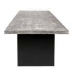 Eettafel Detroit l betonnen look/mat zwart