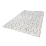 Teppich Bolonia II Kunstfaser - Cremeweiß / Grau - Creme - 200 x 285 cm