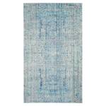 Tapis Abella Vintage Fibres synthétiques - Bleu clair - Bleu clair / Bleu Gris - 90 x 150 cm