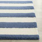 Teppich Ada Wolle - Creme / Marineblau - 243 x 304 cm