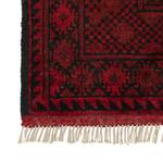 Tapijt Afghan Aktsche rood - 100% scheerwol - 70cmx120cm