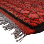 Tapijt Afghan Bouchara rood scheerwol 80x300cm
