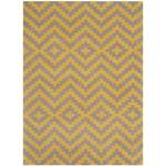 Tapijt Aimee met de hand getuft - wol - beige/geel - 120 x 180 cm