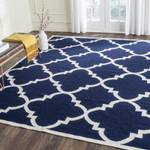 Teppich Alameda Blau/Creme - 92 x 153 cm - 90 x 150 cm