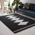 Tapis Alaska III Tissu - Noir / Crème