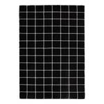 Tapis Alaska VII Tissu - Noir / Blanc