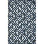 Tapis Ariel tufté à la main Laine - Bleu foncé - 160 x 230 cm