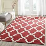 Tappeto Ava Rosso scuro/Color crema - 153 x 244 cm - 160 x 230 cm