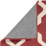 Tappeto Ava Rosso scuro/Color crema - 153 x 244 cm - 160 x 230 cm