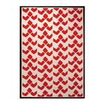 Tapis Bauhaus Rouge - Textile - 120 x 10 x 180 cm