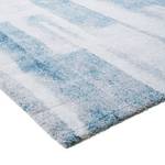 Tapis Beau Cosy VII Tissu - Crème / Bleu pétrole