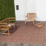 In & Outdoor Teppich Biarritz Kunstfaser - Rot - 90 x 150 cm